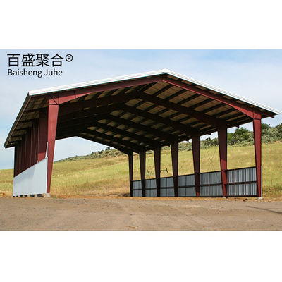ποιότητας  Q235/Q345B Grade Light Steel Structure Metal Hay Sheds εργοστάσιο