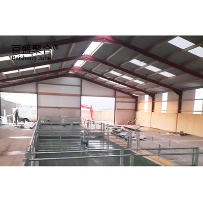 ISO9001 2008/CE/BV Πιστοποιημένη δομή από χάλυβα για κατασκευασμένες εκμεταλλεύσεις πουλερικών και κατσικιών