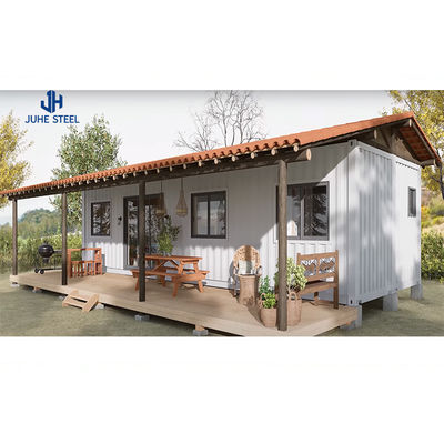 Κλιπτό σπίτι δοχείου με 50/75mm EPS Sandwich Panel τοίχος και ατσάλινο υπόστρωμα πάτωμα
