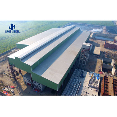 Q235/Q345B Grade Steel Metal Frame Construction for Prefabricated Workshop Building Ο κατασκευαστικός μηχανισμός για την κατασκευή προπαρασκευασμένων εργαστηρίων