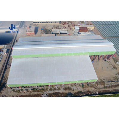 Q235/Q345B Grade Steel Metal Frame Construction for Prefabricated Workshop Building Ο κατασκευαστικός μηχανισμός για την κατασκευή προπαρασκευασμένων εργαστηρίων