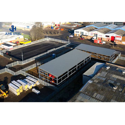 Προσαρμοσμένο χρώμα Chicken Coop Steel Structure Farm με C.Z σχήμα Steel Channel Purlin