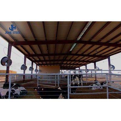 Προσαρμοσμένο χρώμα Chicken Coop Steel Structure Farm με C.Z σχήμα Steel Channel Purlin