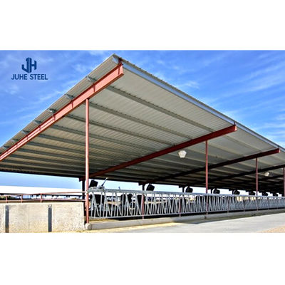 Προσαρμοσμένο χρώμα Chicken Coop Steel Structure Farm με C.Z σχήμα Steel Channel Purlin