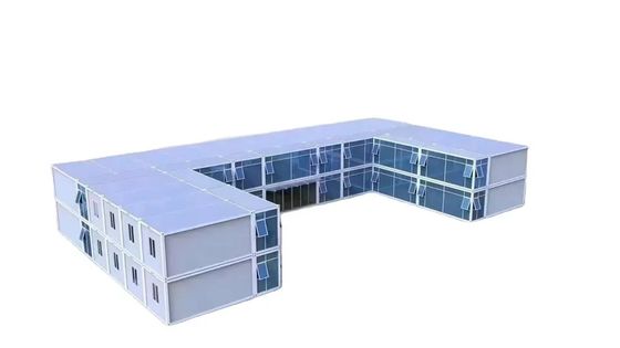 20ft ή 40ft επεκτάσιμη οικία εμπορευματοκιβωτίων Prefab ξενοδοχείο για τις απαιτήσεις των πελατών