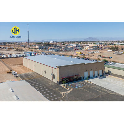 Light Steel Workshop Building with Solid H-shape Steel Beam and Aluminum Alloy Window Το κτίριο είναι κατασκευασμένο από ελαφρύ χάλυβα με στερεό χάλυβα.