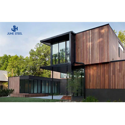 Σπίτι Prefab Container House με στερεό H-σχήμα δοκάρι από χάλυβα και πόρτα σάντουιτς πάνελ