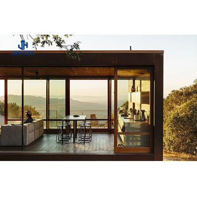 Σπίτι Prefab Container House με στερεό H-σχήμα δοκάρι από χάλυβα και πόρτα σάντουιτς πάνελ