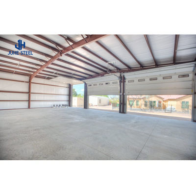 Εύκολο να συναρμολογήσετε Prefab Metal Steel δομή Γκαράζ αυτοκινήτου με στερεό H-σχήμα δομή χάλυβα