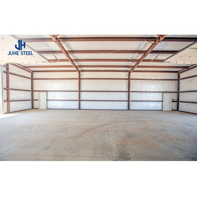 Εύκολο να συναρμολογήσετε Prefab Metal Steel δομή Γκαράζ αυτοκινήτου με στερεό H-σχήμα δομή χάλυβα