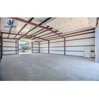 Εύκολο να συναρμολογήσετε Prefab Metal Steel δομή Γκαράζ αυτοκινήτου με στερεό H-σχήμα δομή χάλυβα