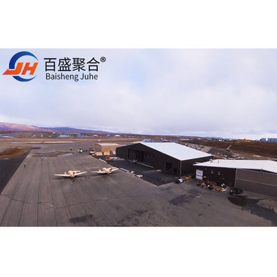 ISO9001 2008/CE/BV Πιστοποιημένη χάλυβα δομή hangar για εμπορικά και ιδιωτικά αεροσκάφη