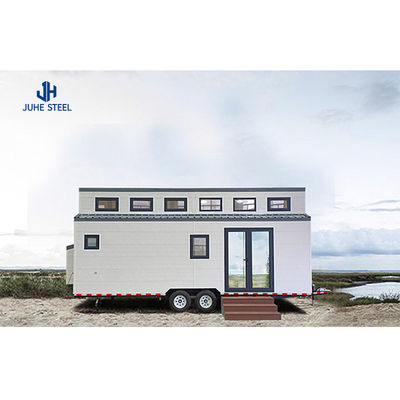 Προσαρμοσμένο χρώμα CAD / 3D Prefab House για πολυτελή σύγχρονα δύο ορόφους κτίρια εμπορευματοκιβωτίων