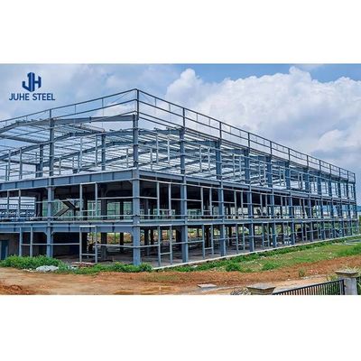 ISO9001 2008/CE/BV Πιστοποιημένο προκατασκευασμένο κτίριο με χάλυβα χαμηλού άνθρακα Q235B/Q345B