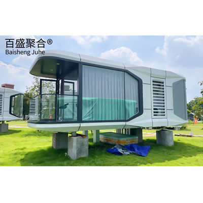 Προσαρμοσμένο χρώμα Space Capsule House Eco Friendly Advantage με αναβάθμιση μπαλκόνι