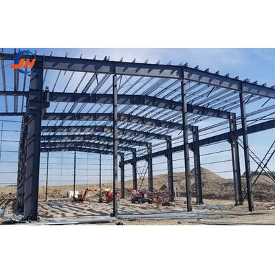 Προσαρμόσιμη δομή χάλυβα Αποθήκη με Q235/Q345B βαθμού στερεό H-σχήμα κύριο πλαίσιο