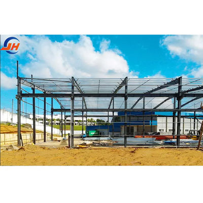 Ατσάλινη δομή Εκθεσιακή αίθουσα Prefab κτίριο με C.Z σχήμα ατσάλινο κανάλι Purlin