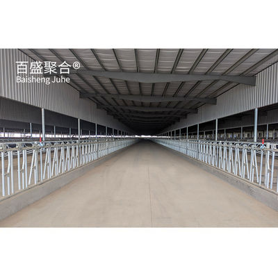 Γρήγορα ανεγέρθηκε Q235 Low Carbon Steel Cowshed με ανοχή ± 1% Επαγγελματικά σχεδιασμένο