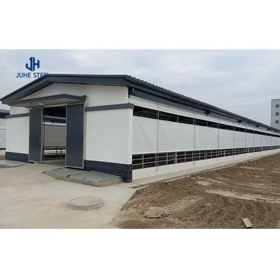 Steel Structure Design for Poultry Farm Shed and Industrial Building Barn Steel Farming Σιδηροδρομικό κτίριο για κτηνοτροφία