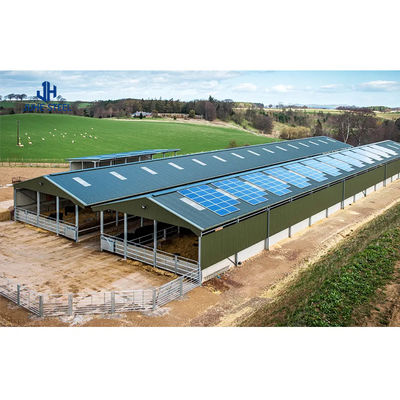 Steel Structure Design for Poultry Farm Shed and Industrial Building Barn Steel Farming Σιδηροδρομικό κτίριο για κτηνοτροφία