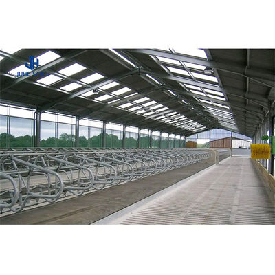 Στερεό H-σχήμα Steel Beam Animal Shelter για ζωντανό βοοειδές και κατσίκες λύση αποθήκη