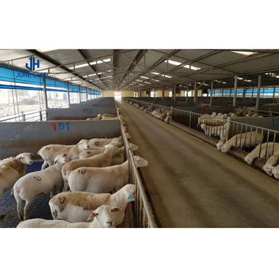 Στερεό H-σχήμα Steel Beam Animal Shelter για ζωντανό βοοειδές και κατσίκες λύση αποθήκη