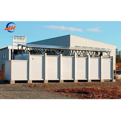 Αλουμινίου Alloy Window Prefabricated Pre-engineered Steel Structure Εργαστήριο Κτίριο για την επεξεργασία τροφίμων