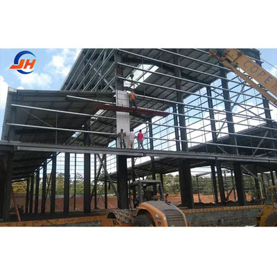 Αλουμινίου Alloy Window Prefabricated Pre-engineered Steel Structure Εργαστήριο Κτίριο για την επεξεργασία τροφίμων