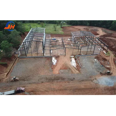 Αλουμινίου Alloy Window Prefabricated Pre-engineered Steel Structure Εργαστήριο Κτίριο για την επεξεργασία τροφίμων