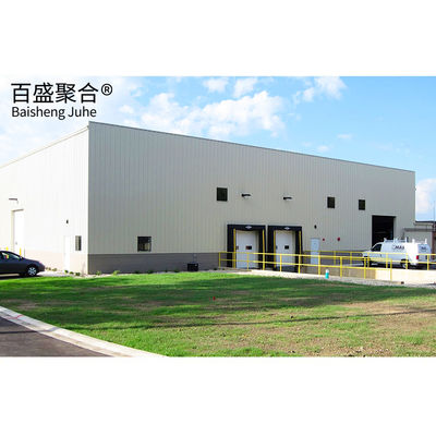 25x41ft Steel Structure Warehouse για βαθμό απόδοσης Q235 Q235B Q345 ± 1% ανοχή
