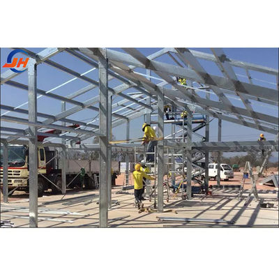 Στίχος Q345 Q235 Light Steel Main Frame Design Metal Prefabricated Warehouse Κτίριο