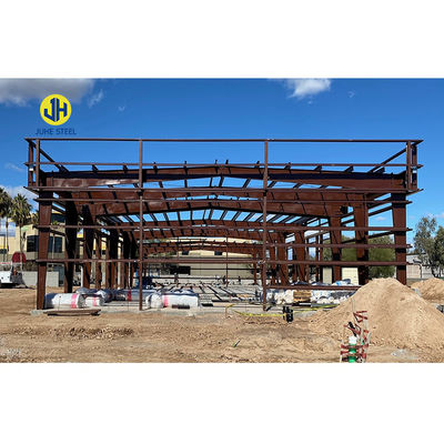 Στίχος Q345 Q235 Light Steel Main Frame Design Metal Prefabricated Warehouse Κτίριο