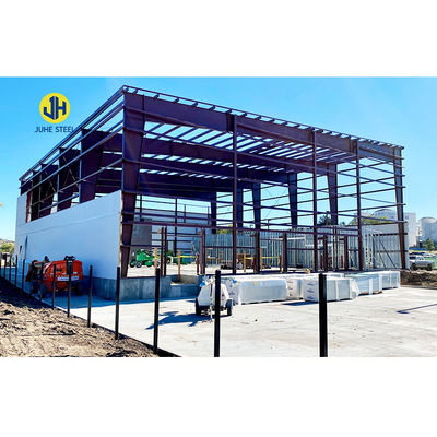 Στίχος Q345 Q235 Light Steel Main Frame Design Metal Prefabricated Warehouse Κτίριο