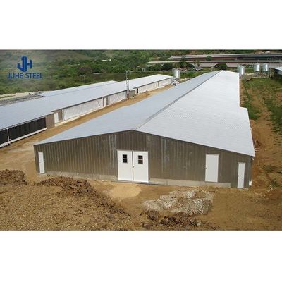 Q235B Heavy Structural Steel Prefabricated Metal Warehouse for Sheep Goat Cattle Cow Barn (Παρασκευασμένο από βαρύ δομικό χάλυβα)