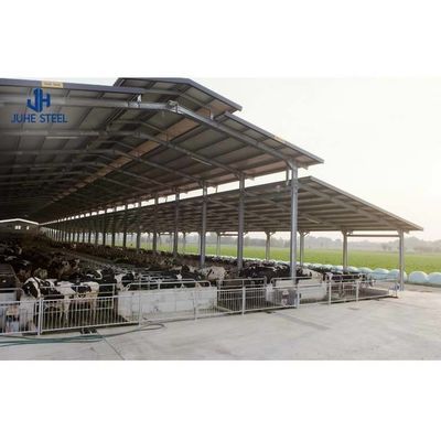 Q235B Heavy Structural Steel Prefabricated Metal Warehouse for Sheep Goat Cattle Cow Barn (Παρασκευασμένο από βαρύ δομικό χάλυβα)