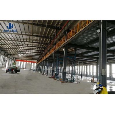 Ανθεκτικό πρότυπο GB Q235B Q355B Προσυσκευασμένα κτίρια από χάλυβα για εργοστάσια αποθεμάτων