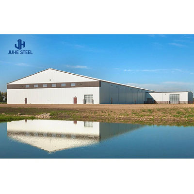 Q235/Q345B Grade Metal Farm Buildings With Living Quarters Prefabricated Riding Arenas Μεταλλικά κτίρια με κατοικίες
