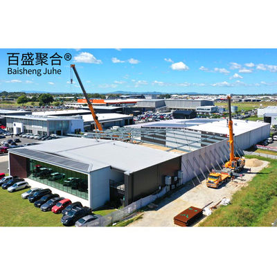 Εργαστήριο αποστροφής AiSi Standard Prefabricated Steel Structure για αποθήκευση ελαφρών γεωργικών εκμεταλλεύσεων