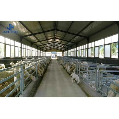 Q235 Q355B Σιδηροδρομικό κτηνοτροφικό κτίριο Αγελονοτροφία Σχεδιασμός σχεδιασμού Κλειστό σπίτι Αγελονοτροφία