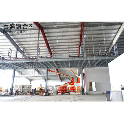 Εργαστήριο αποστροφής AiSi Standard Prefabricated Steel Structure για αποθήκευση ελαφρών γεωργικών εκμεταλλεύσεων