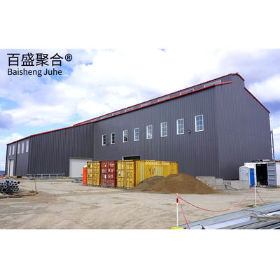Εργαστήριο αποστροφής AiSi Standard Prefabricated Steel Structure για αποθήκευση ελαφρών γεωργικών εκμεταλλεύσεων