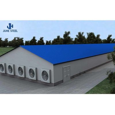 Q235 Q355B Σιδηροδρομικό κτηνοτροφικό κτίριο Αγελονοτροφία Σχεδιασμός σχεδιασμού Κλειστό σπίτι Αγελονοτροφία
