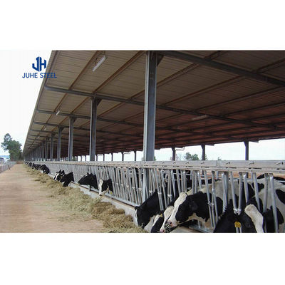 Καθαρό άνθρακα Q235/Q345 Χάλυβα άλογα αποθήκες Prefab Χάλυβα άλογο στάβλος