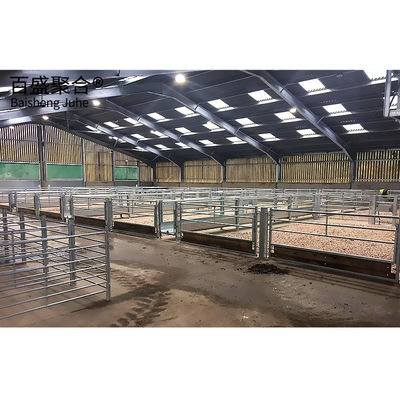 Welding Service Open Side Prefabricated Poultry House Πρότυπο ASTM