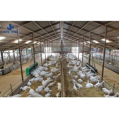 Welding Service Open Side Prefabricated Poultry House Πρότυπο ASTM