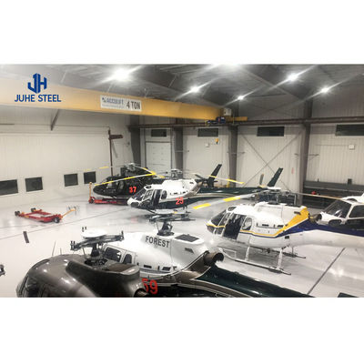 Ζωγραφισμένη ατσάλινη δομή Αεροπλάνο hangar υπόστεγο διαστημικό πλαίσιο αεροπλάνο hangar οροφή