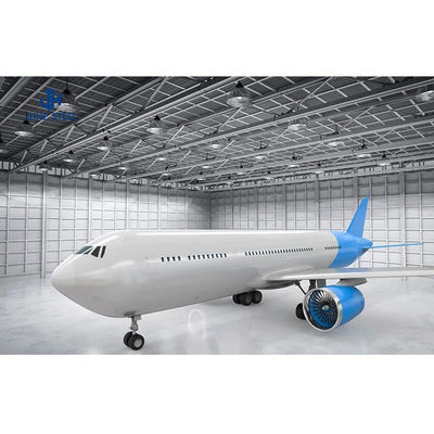 Διαστημικό πλαίσιο αεροσκάφος hangar οροφή για AiSi πρότυπη χάλυβα δομή αεροσκάφος hangar υπόστεγο