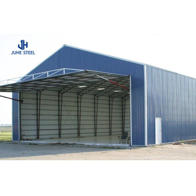 Ελαφρύ βάρος Σιδηροδρομική δομή Αεροπλάνο hangar μεταλλικό πλαίσιο για hangar σύγχρονη εξατομικευμένη
