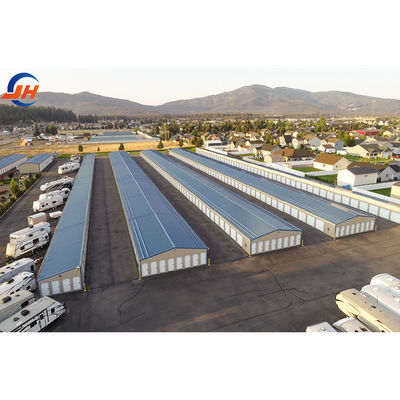 Προσαρμόσιμη 1000 τετραγωνικά μέτρα Steel δομή Αποθήκη με C.Z σχήμα Steel Purlin