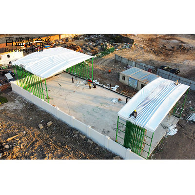 Σιδηροδρομικό υλικό Αναδιπλώσιμο Carport Σκουπτήρι Γκαράζ Τέντα Τετώνας για τροχόσπιτο και Carport